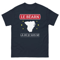Thumbnail for T-shirt Béarn marine - Le Béarn, là où je suis né