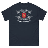 Thumbnail for T-shirt Aveyron marine - Mon cœur est Aveyronnais