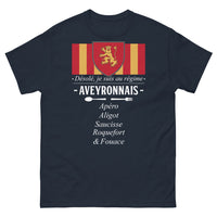 Thumbnail for T-shirt Aveyron noir dos - Désolé, je suis au régime