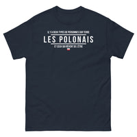 Thumbnail for T-shirt Pologne marine - Deux types de personnes sur Terre