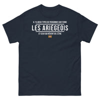 Thumbnail for T-shirt Ariégeois marine - Les deux types de personnes
