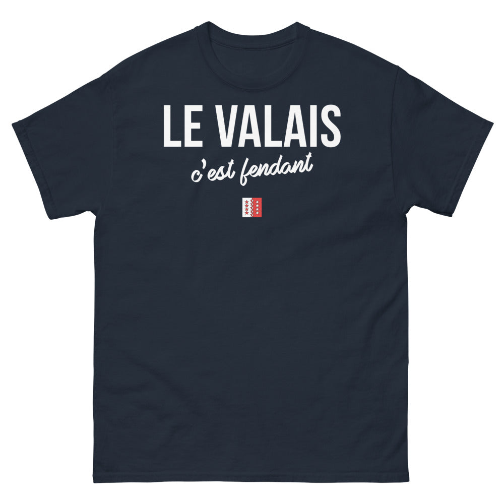T-shirt Valais marine - Le Valais C'est Fendant
