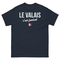Thumbnail for T-shirt Valais marine - Le Valais C'est Fendant