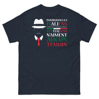 Thumbnail for T-shirt Italie marine - Pourquoi les Italiens n'aiment pas les Témoins de Jéhovah ?