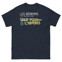 Thumbnail for T-shirt Béarnais marine - Les Béarnais sont toujours en retard sauf pour l'apéro