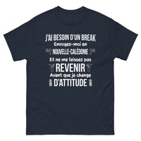 Thumbnail for T-shirt Nouvelle-Calédonie marine - Besoin d'un break
