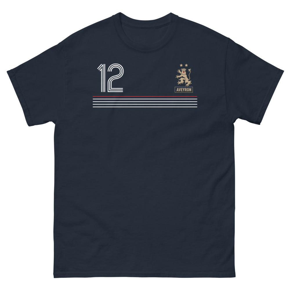 T-shirt Aveyron marine - Fier d'être d'ici