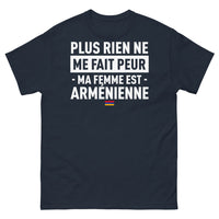Thumbnail for T-shirt Arménien marine - Plus rien ne me fait peur