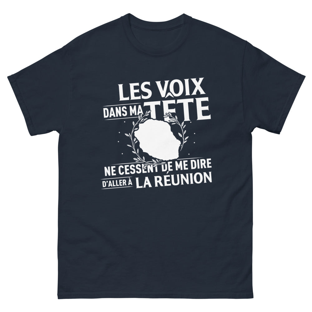 T-shirt La Réunion marine - Les voix dans ma tête