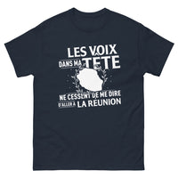 Thumbnail for T-shirt La Réunion marine - Les voix dans ma tête