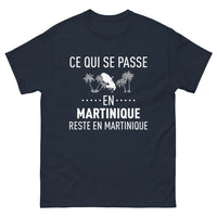 Thumbnail for T-shirt Martinique marine - Ce qui se passe en Martinique