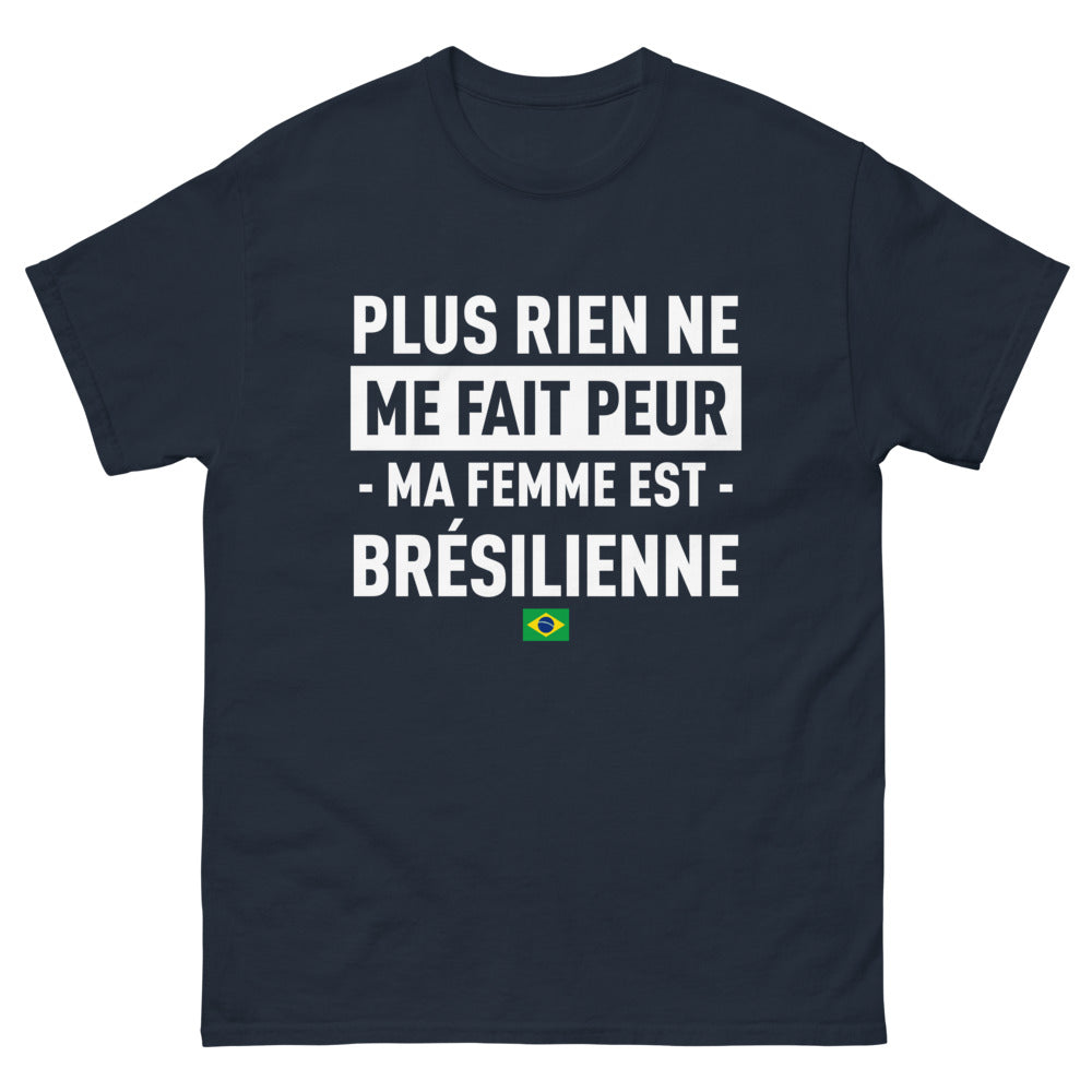 T-shirt Brésilien marine - Plus rien ne me fait peur