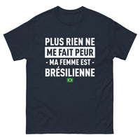 Thumbnail for T-shirt Brésilien marine - Plus rien ne me fait peur