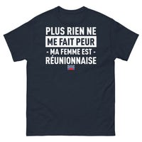 Thumbnail for T-shirt Réunionnais marine - Plus rien ne me fait peur