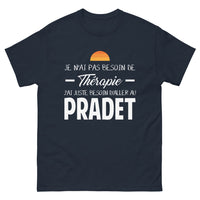 Thumbnail for T-shirt Pradet marine - Je n'ai pas besoin de thérapie