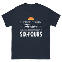 Thumbnail for T-shirt Six-Fours marine - besoin d'évasion plutôt que thérapie
