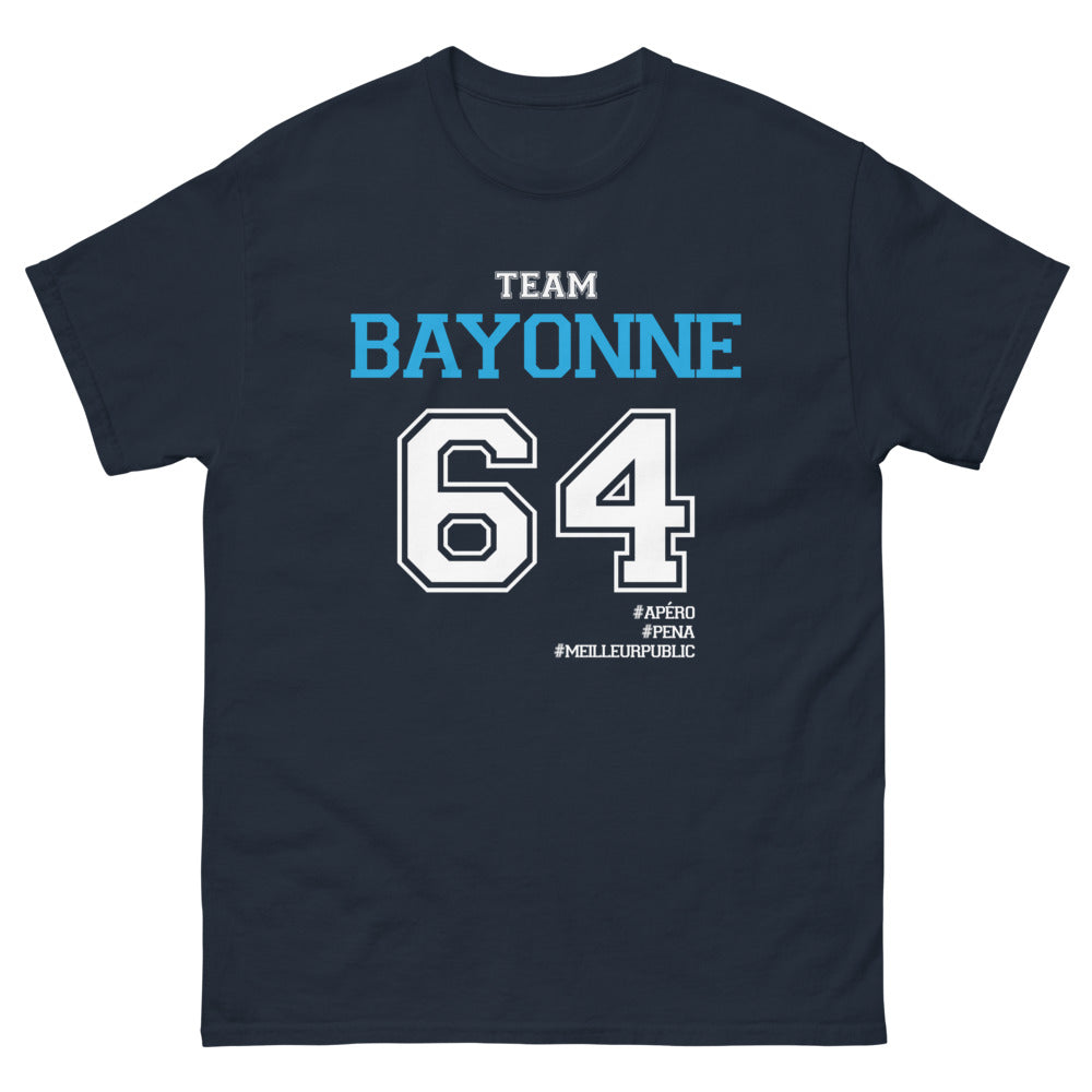 T-shirt Bayonne marine - Meilleur Public et Apéro à la Pén(a?)