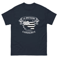 Thumbnail for T-shirt Bretagne marine - Là où mon histoire commence