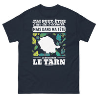 Thumbnail for T-shirt Tarn marine - J'ai peut-être l'air de t'écouter