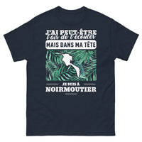 Thumbnail for T-shirt Noirmoutier marine - J'ai peut-être l'air de t'écouter