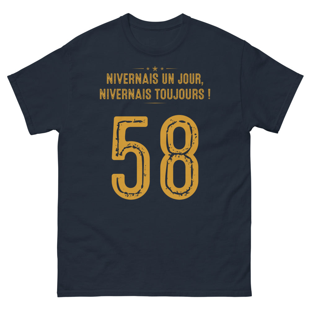 T-shirt Nivernais marine - Un jour, toujours