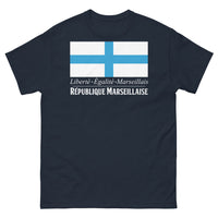 Thumbnail for T-shirt Marseille marine - Liberté, Égalité, Marseillais