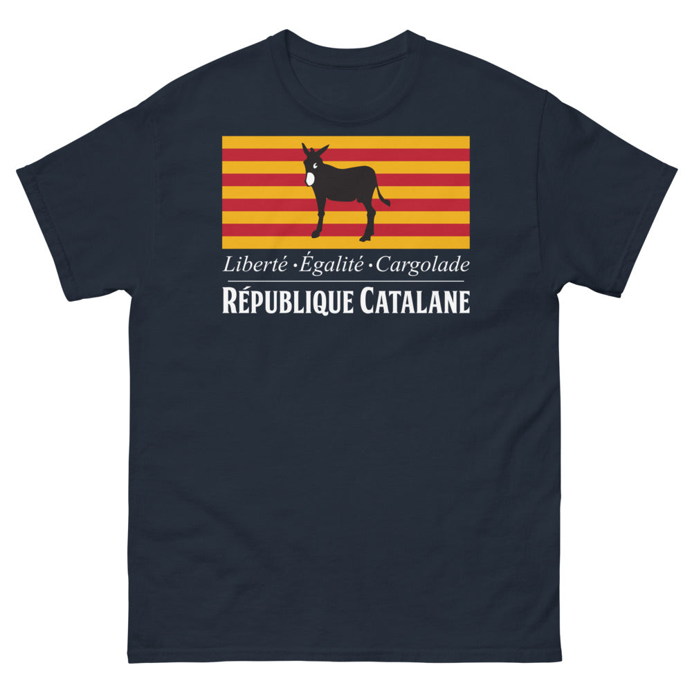 T-shirt Catalogne marine - Liberté Égalité Cargolade