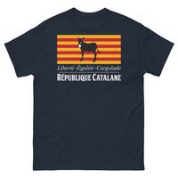 Thumbnail for T-shirt Catalogne marine - Liberté Égalité Cargolade
