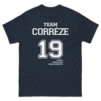 Thumbnail for T-shirt Corrèze 19 marine - Apéro et Milhassou humoristique