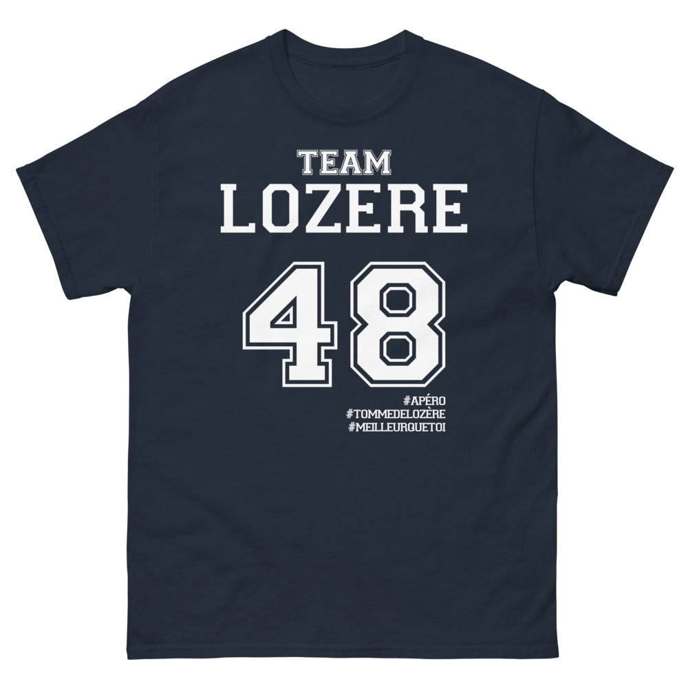 T-shirt Lozère marine - Apéro Tomme de Lozère