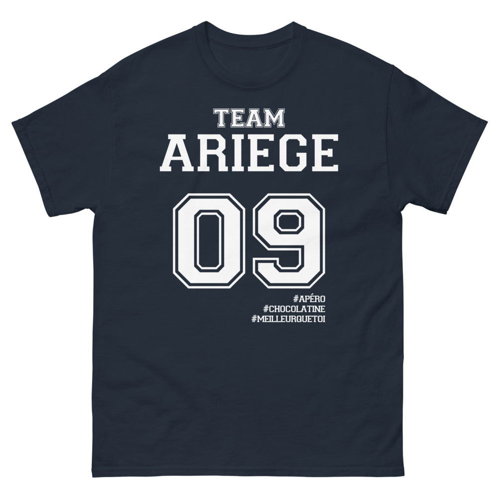 T-shirt Ariège 09 marine - Apéro et Chocolatine