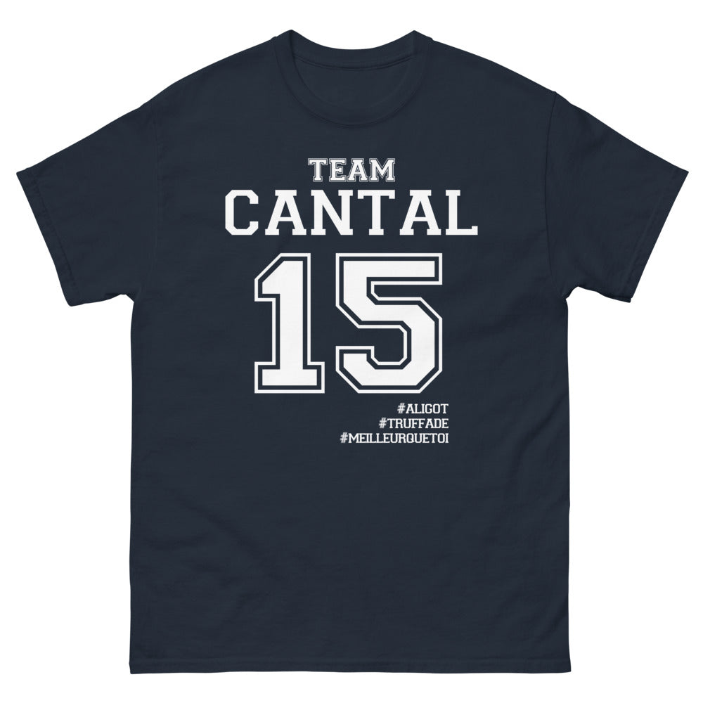 T-shirt Cantal marine - Team Cantal 15 Aligot Truffade