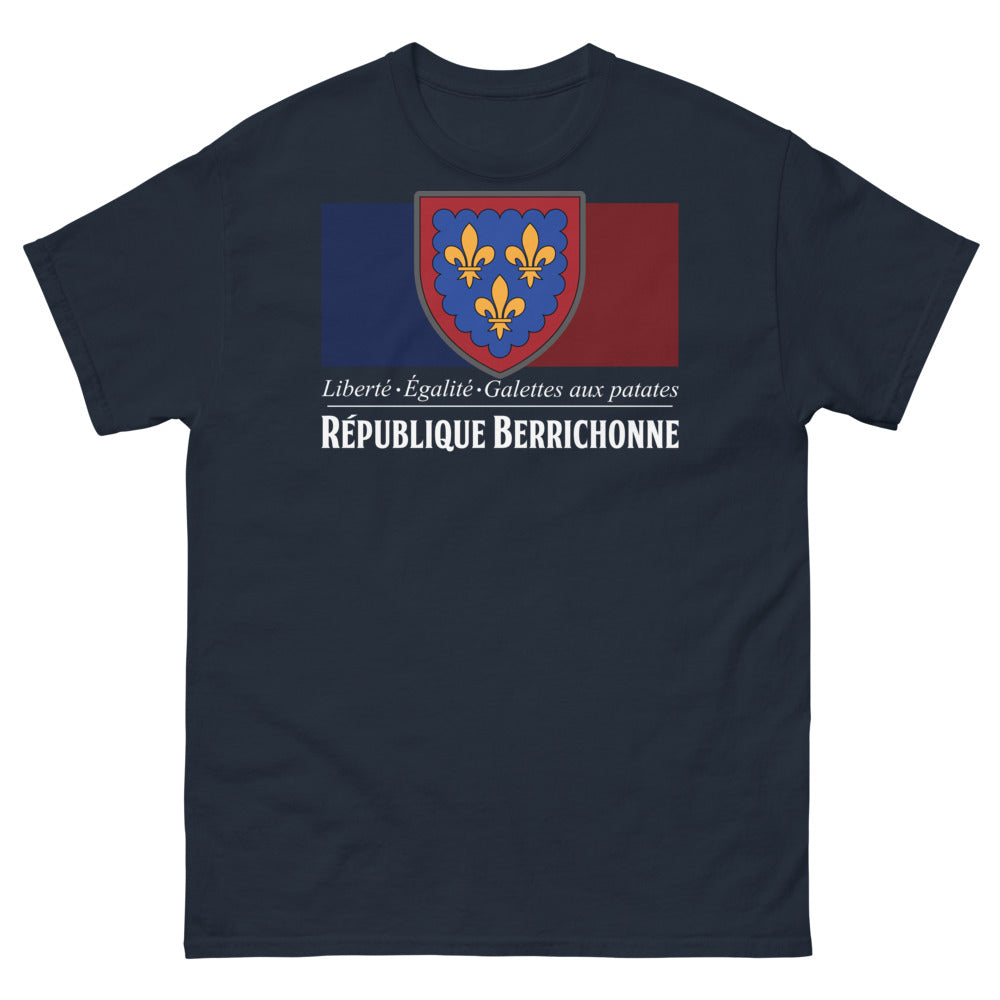 T-shirt Berry marine - Liberté Égalité Galettes aux Patates
