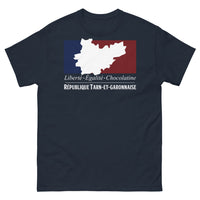 Thumbnail for T-shirt Tarn-et-Garonne marine - Liberté Égalité Chocolatine