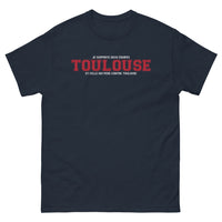 Thumbnail for T-shirt Toulouse marine - Je supporte deux équipes