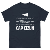 Thumbnail for T-shirt Cap Cizun marine - Thérapie non requise