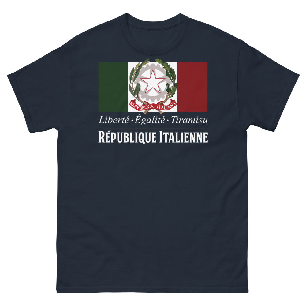 T-shirt Italie marine - Liberté Égalité Tiramisu