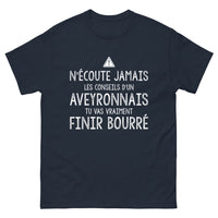 Thumbnail for T-shirt Aveyronnais marine - Ne suivez jamais un conseil