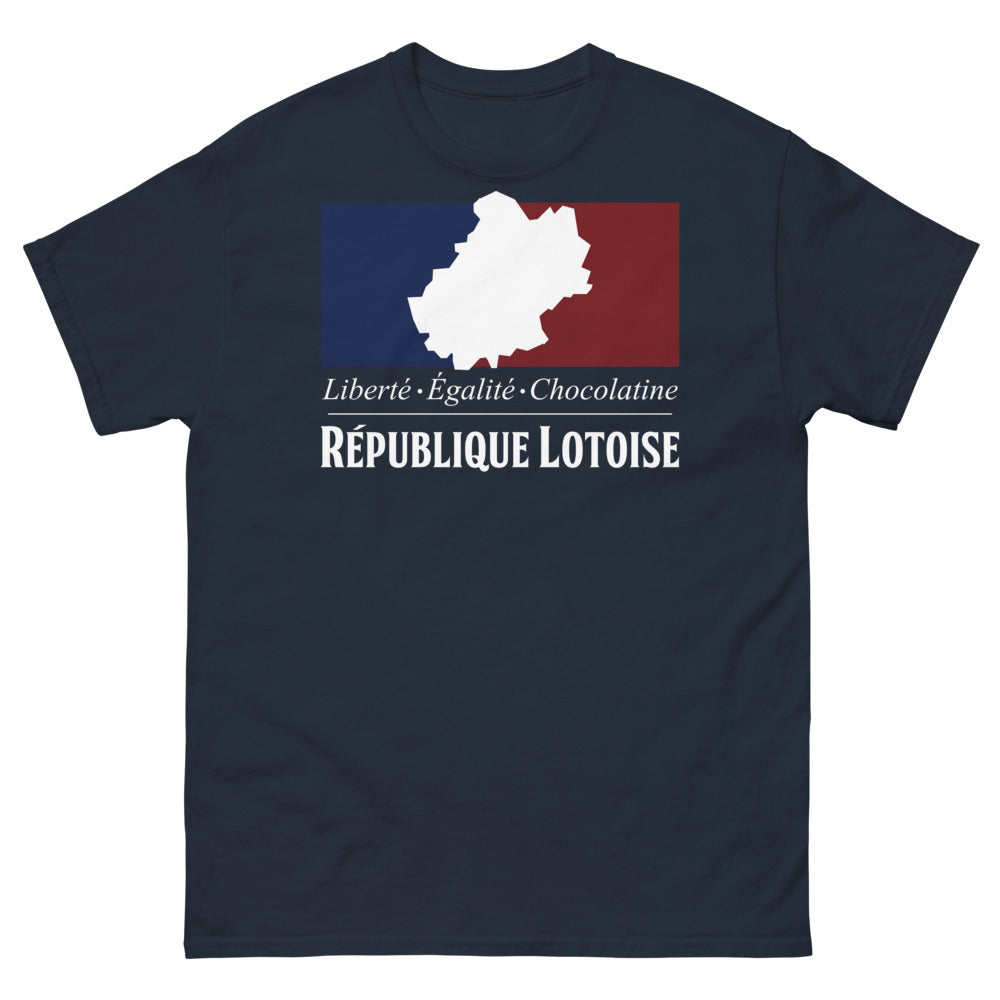 T-shirt Lot marine - Liberté, Égalité, Chocolatine humoristique