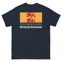 Thumbnail for T-shirt Bigourdane marine - Liberté, Égalité, Chocolatine