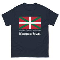 Thumbnail for T-shirt République Basque marine - Liberté, Égalité, Chocolatine