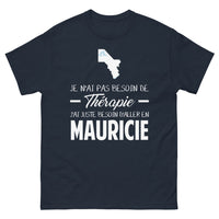 Thumbnail for T-shirt Mauricie marine - Besoin d'un break humoristique