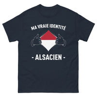 Thumbnail for T-shirt Alsacien marine - Ma vraie identité Alsacien