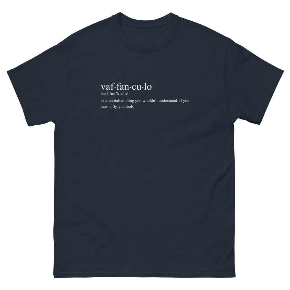 T-shirt Italie marine - Vaf Fan Cu Lo, humour italien