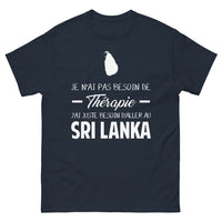 Thumbnail for T-shirt Sri Lanka marine - Je n’ai pas besoin de thérapie