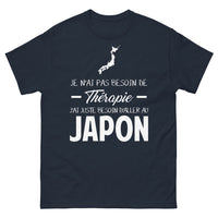 Thumbnail for T-shirt Japon marine - Je n'ai pas besoin de thérapie