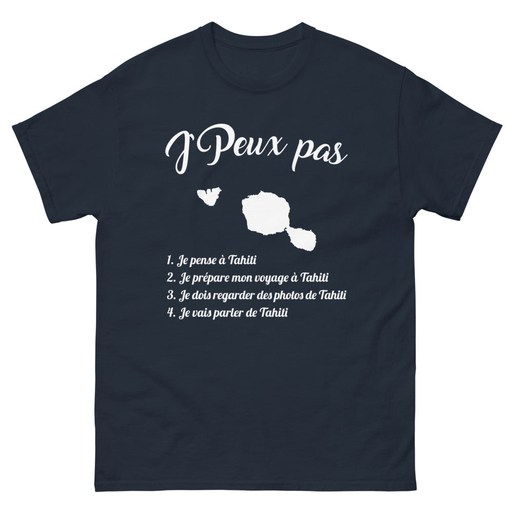 T-shirt Tahiti marine - Souvenir inoubliable des îles