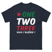 Thumbnail for T-shirt Algérie marine - Design sombre pour afficher sa fierté