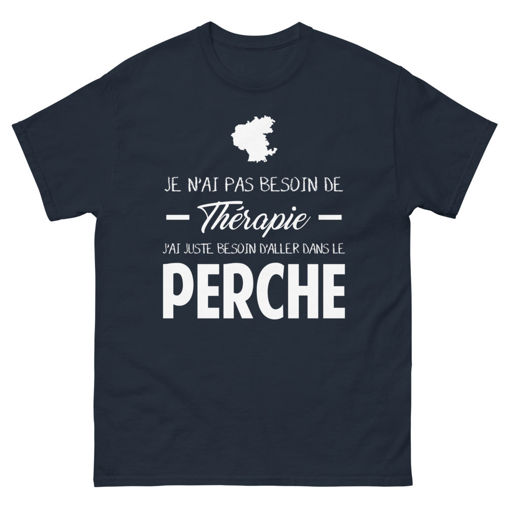 T-shirt Perche marine - Je n'ai pas besoin de thérapie
