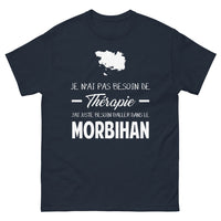 Thumbnail for T-shirt Morbihan marine - Je n'ai pas besoin de thérapie